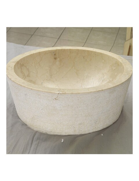 Lavabo Cerchio Beige in marmo Imso Ceramiche ISLACERBG
