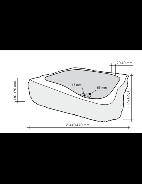 Lavabo Fossil [Legno Fossile] Pezzo Unico Imso Ceramiche ISLAMFOSS