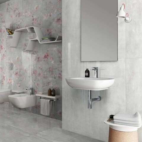 gres dal design moderno e luminoso. Ideale per pavimenti di casa e ambienti commerciali dado ceramiche Smot White 60×60 Rettificato
