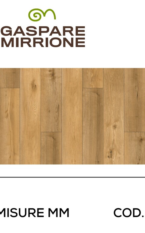 Pavimento SPC Natural Oak 5x228x1220 mm Gaspare Mirrione SPC WD 006 Natural Oak
