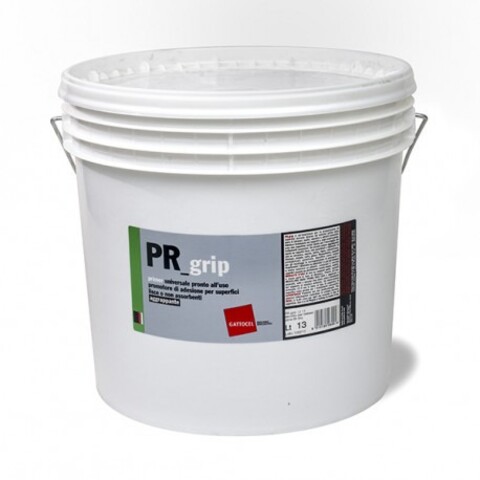 PR-grip Gattocel 13 Lt – Primer Aggrappante Universale Pronto all'Uso GATTOCEL PRGRIP-13L