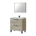 MOBILE BAGNO ATHENA COMPLETO LEANZA CERAMICHE L.80CM 2C ROV. ALA.