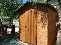 CASETTA PORTA ATTREZZI IN LEGNO MOD. MT. 2,00 X 2,00