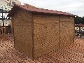 CASETTA PORTA ATTREZZI IN LEGNO MOD. MT. 2,00 X 4,00