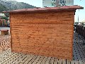 CASETTA PORTA ATTREZZI IN LEGNO MOD. MT. 3,00 X 4,00