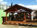 GAZEBO IN LEGNO MOD. CON CAPRIATA