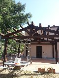 GAZEBO IN LEGNO MOD. CON CAPRIATA