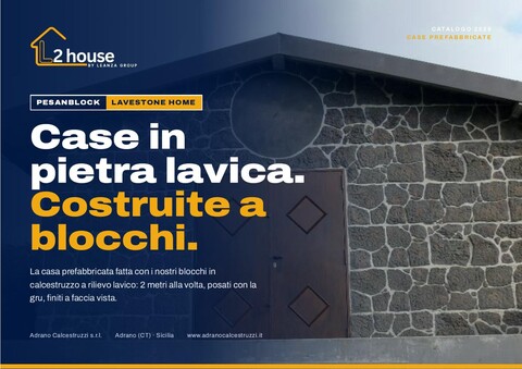 Catalogo L2 House 2026 – Case prefabbricate Pesanblock Lavestone