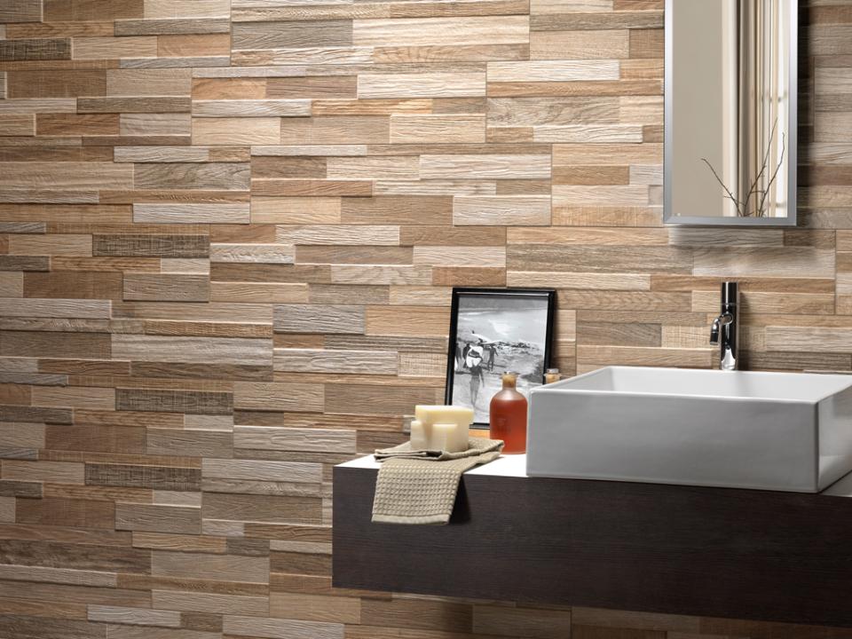 Mattonelle in gres effetto legno Ceramica Rondine Wall Art