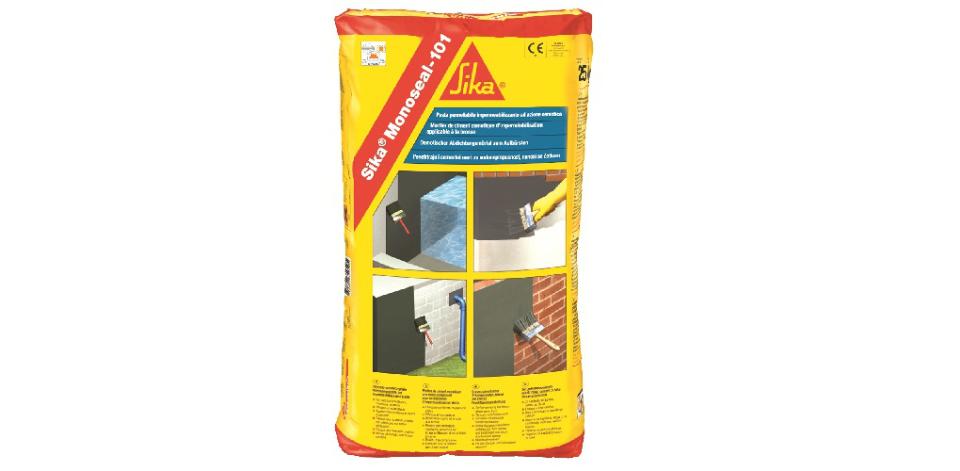 Sika® MonoSeal-101 SIKA. Malta impermeabilizzante monocomponente ad azione osmotica