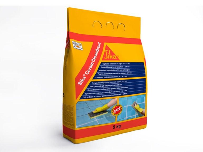 SikaCeram® CleanGrout SIKA. Sigillante cementizio per fughe da 1 a 8 mm. classe CG2 WA secondo UNI EN 1388