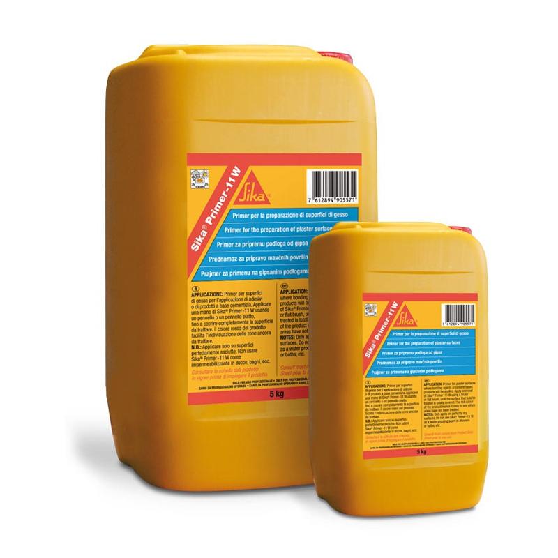 Sika® Primer-11 W. SIKA. PRIMER UNIVERSALE IN DISPERSIONE PER L'APPLICAZIONE DI ADESIVI PER PIASTRELLE E LIVELLINE CEMENTIZIE