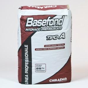 BASEFOND A FIBRATO INTONACO PREMISCELATO FIBRATO AD APPLICAZIONE AUTOMATICA Chiraema.