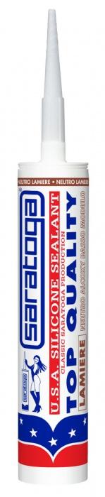 Silicone Sigillante Neutro Lamiere USA White, Neutro Lamiere - Per imprese d'installazione. Saratoga.