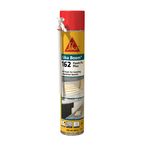 Sika Boom®-162 Foam Fix Plus Sika Italia | Schiuma adesiva ad applicazione manuale per l'incollaggio di pannelli isolanti